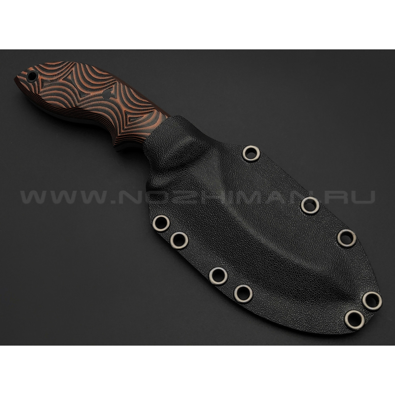 Волчий Век нож Кондрат 10 сталь 95Х18 WA, рукоять G10 black & brown