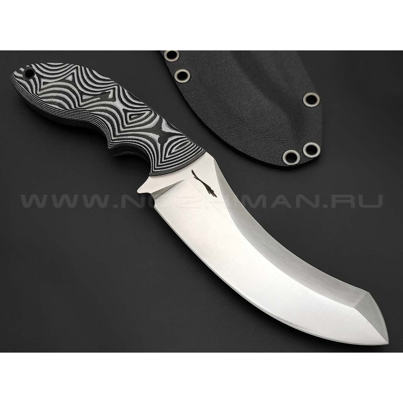 Волчий Век нож Кондрат 12 сталь 95х18 WA, рукоять G10 black & white