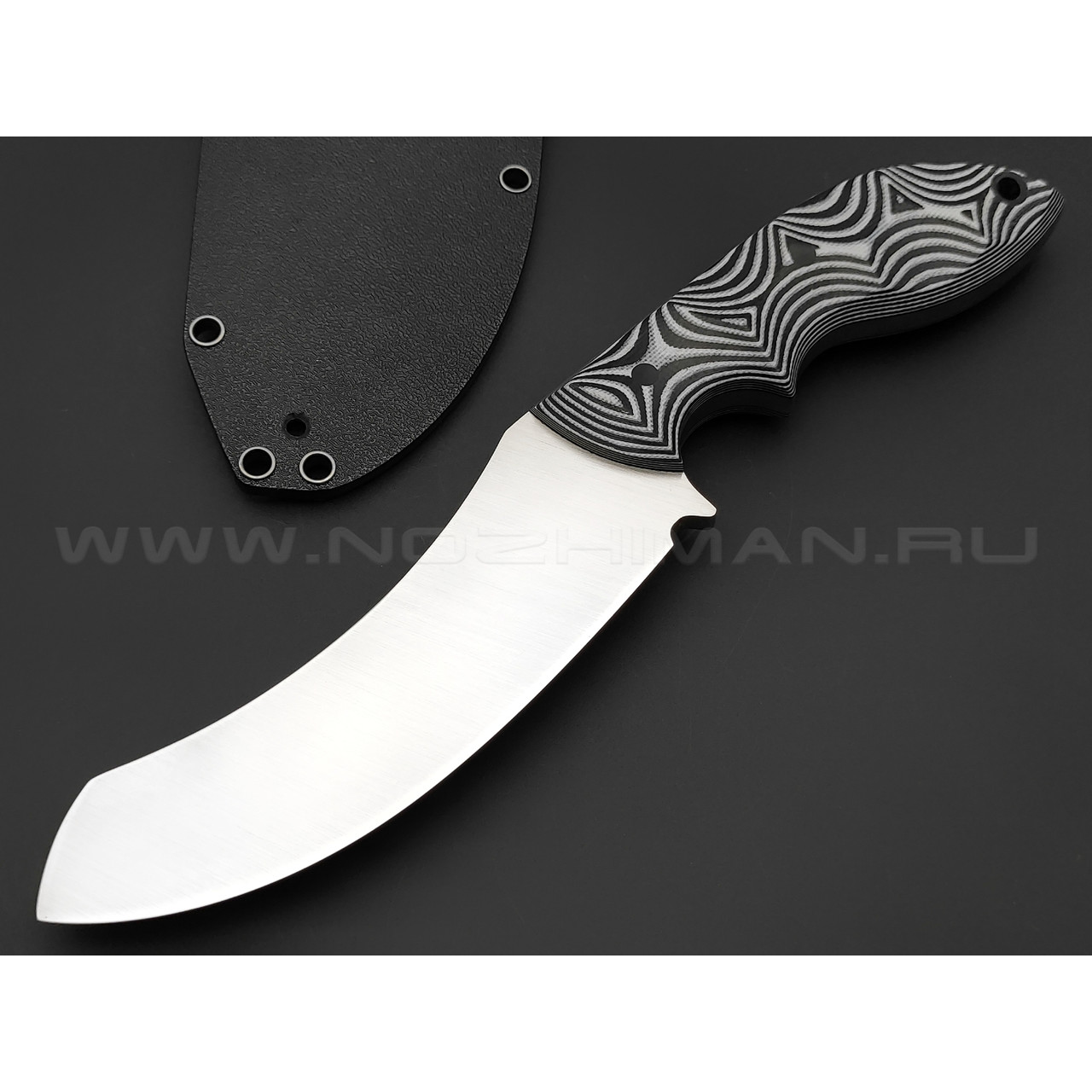 Волчий Век нож Кондрат 12 сталь 95х18 WA, рукоять G10 black & white