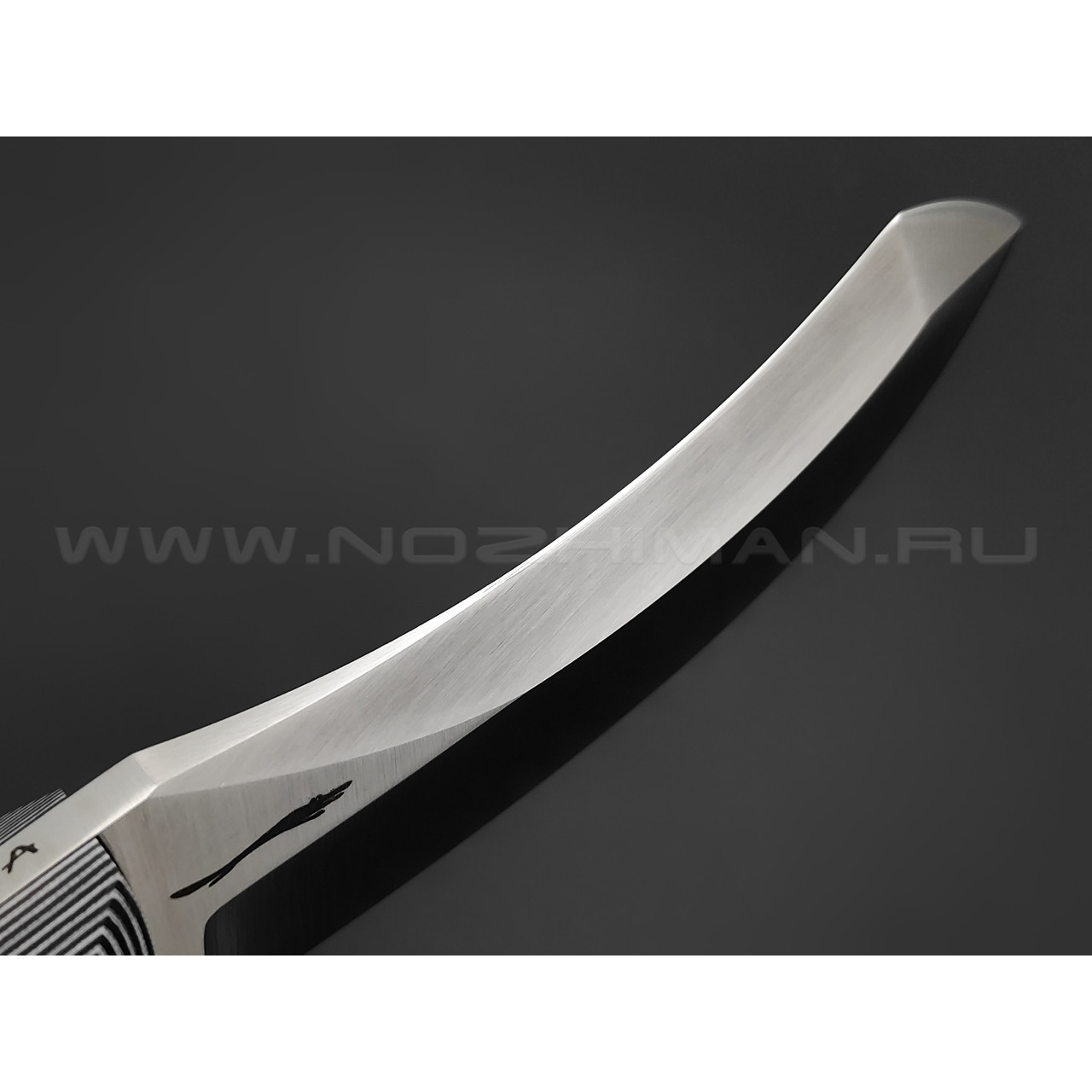 Волчий Век нож Кондрат 12 сталь 95х18 WA, рукоять G10 black & white