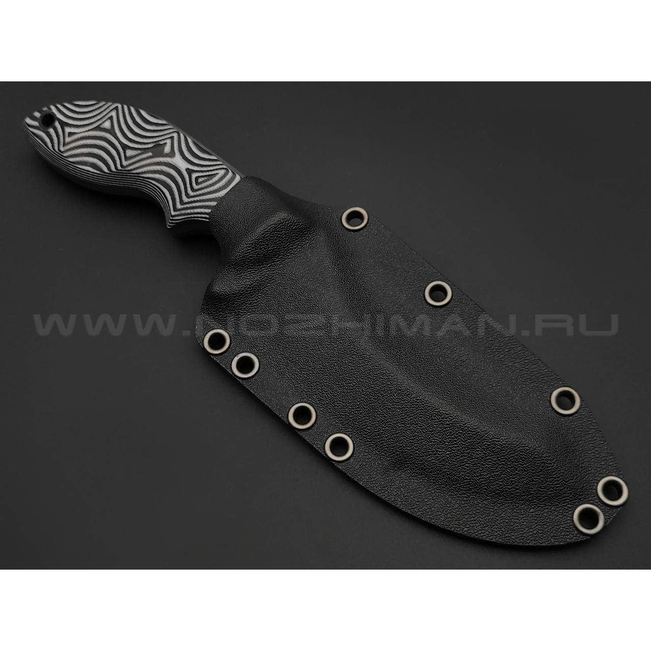 Волчий Век нож Кондрат 12 сталь 95х18 WA, рукоять G10 black & white