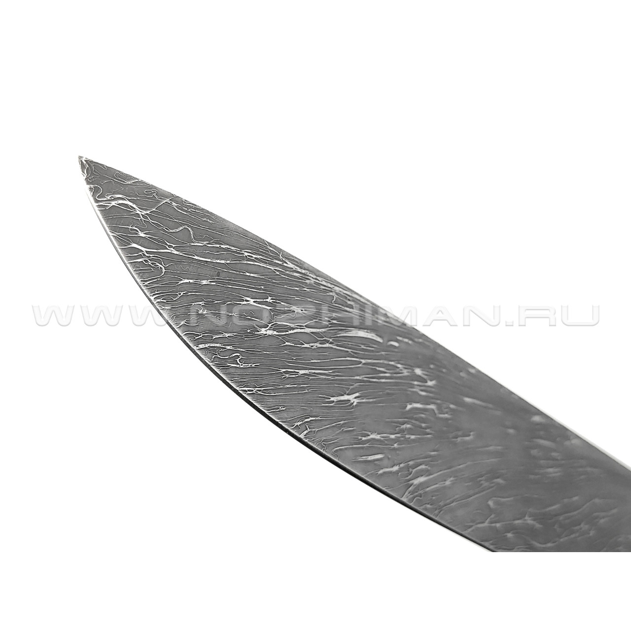 Волчий Век нож Слон Custom сталь CPM S125V WA дамаскаж, рукоять Carbon dark matter gold