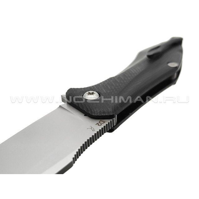 Saro нож Грач сталь D2, рукоять G10, black