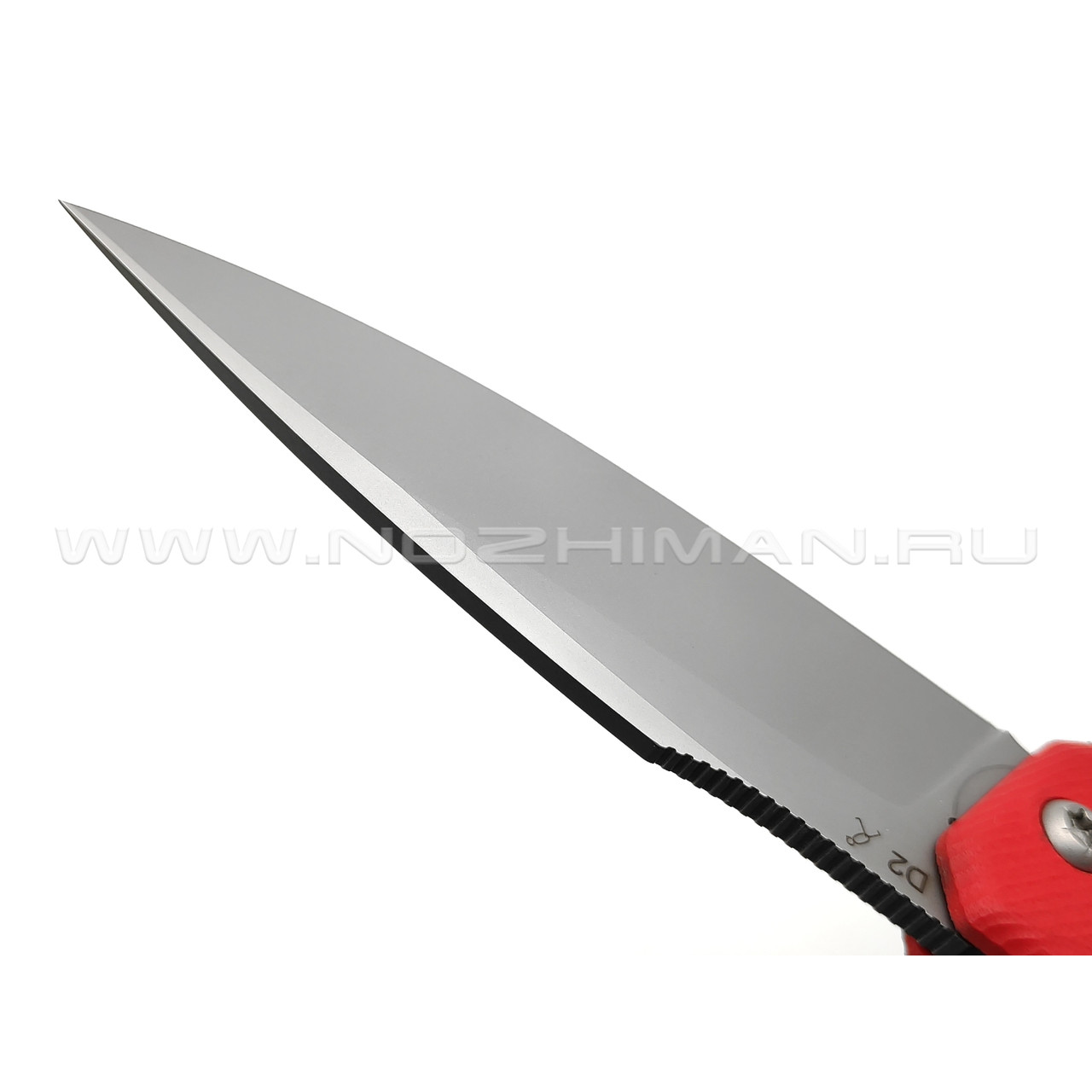Saro нож Грач сталь D2, рукоять G10, red