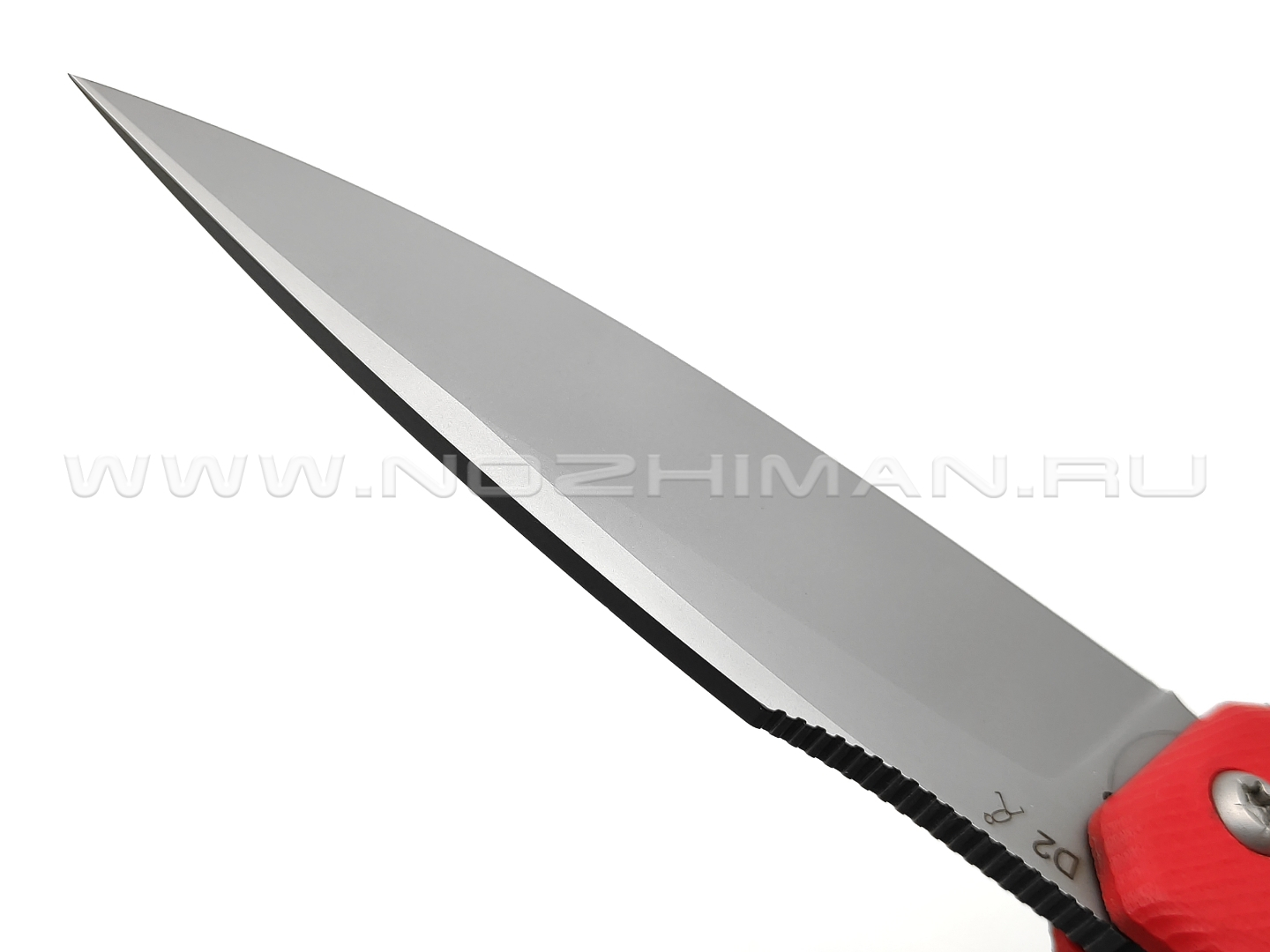 Saro нож Грач сталь D2, рукоять G10, red