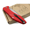 Saro нож Грач сталь D2, рукоять G10, red Saro нож Грач сталь D2, рукоять G10, red