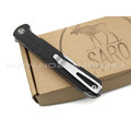 Saro нож Авиационный Single, сталь PGK, рукоять G10 black Saro нож Авиационный Single, сталь PGK, рукоять G10 black