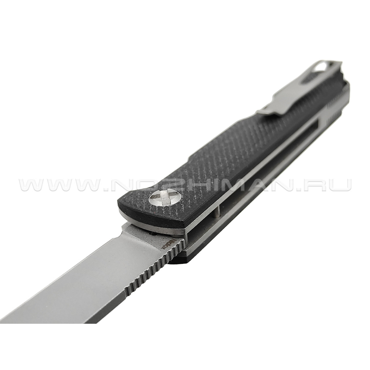 Saro нож Авиационный Single, сталь Niolox, рукоять G10 black