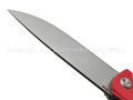 Saro нож Чиж Плюс, сталь 95Х18, рукоять G10 red