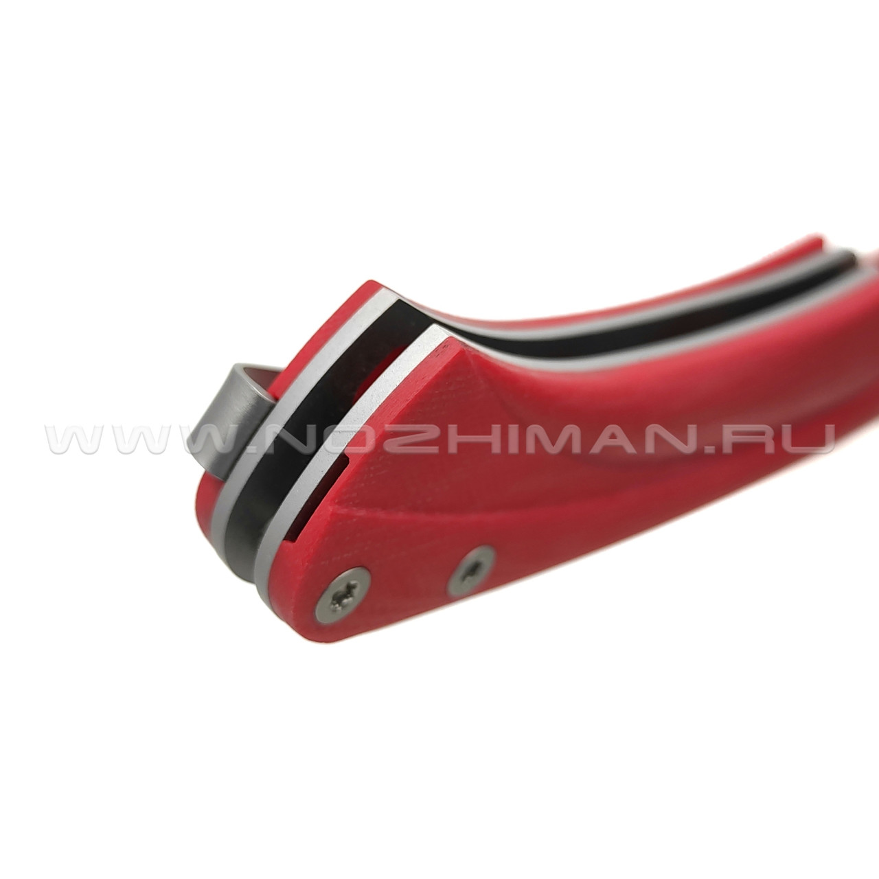Saro нож Чиж Плюс, сталь 95Х18, рукоять G10 red