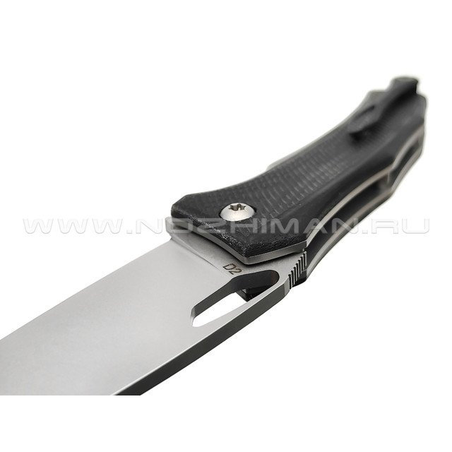 Нож SARO Бизон EVO сталь D2, рукоять G10, black