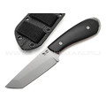 Saro нож Лис Танто сталь K110, рукоять G10 black & red