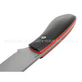 Saro нож Лис Танто сталь K110, рукоять G10 black & red