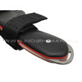 Saro нож Лис Танто сталь K110, рукоять G10 black & red