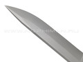 Saro нож Финский сталь Aus-6 bead-blast, рукоять черная резина