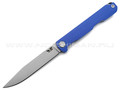 Saro нож Авиационный Single, сталь PGK, рукоять G10 blue