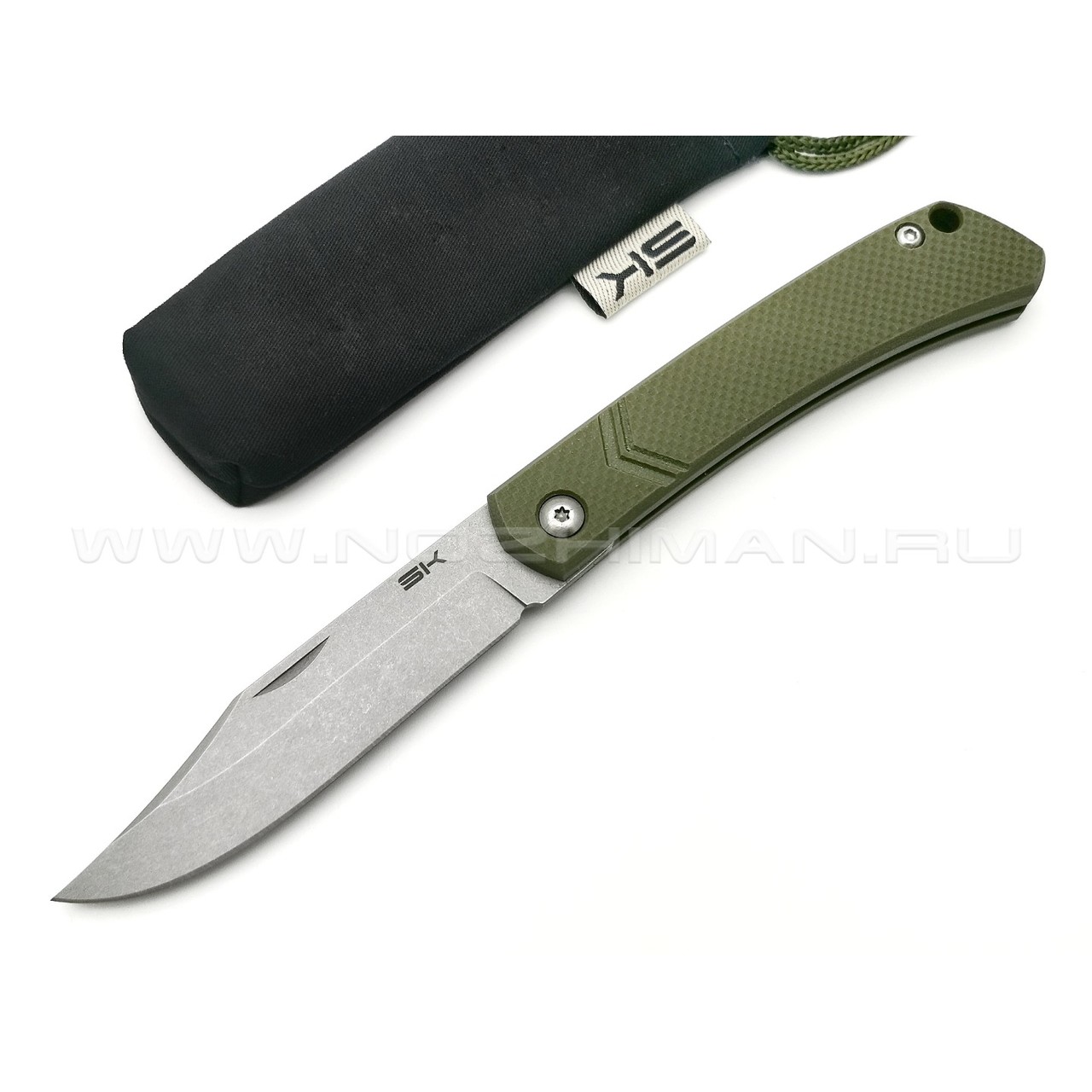 Special Knives складной нож Капрал сталь Aus-8 стоунвош, рукоять G10 olive