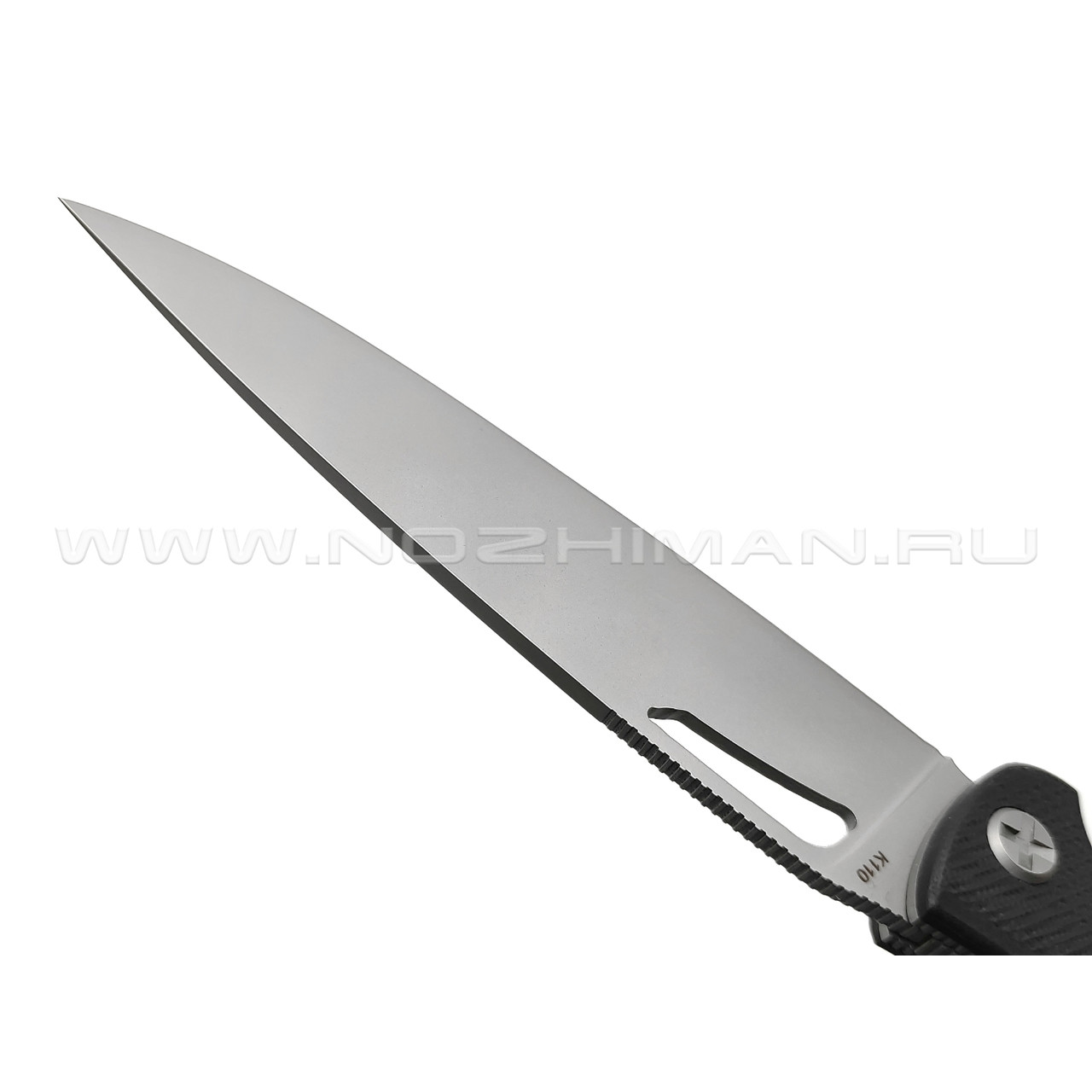 Saro нож Кайман XL сталь K110, рукоять G10 black