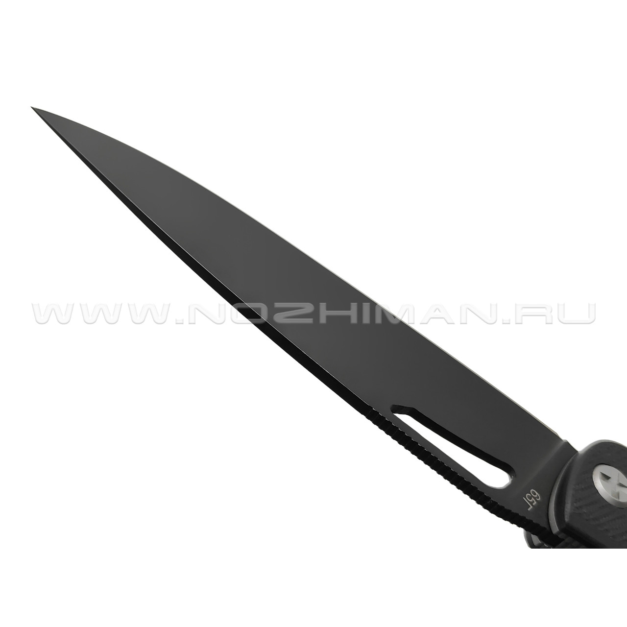 Saro нож Кайман XL сталь 65Г, рукоять G10 black