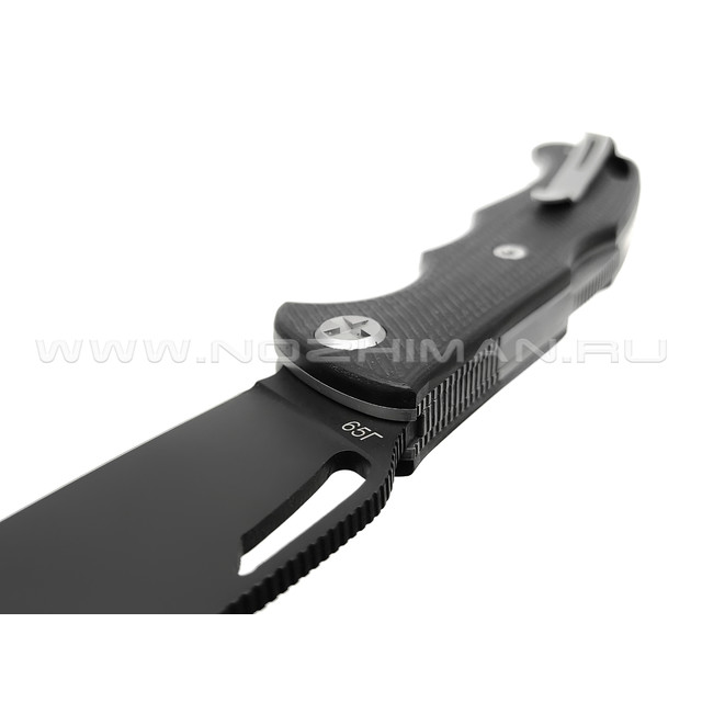 Saro нож Кайман EVO сталь 65Г, рукоять G10 black