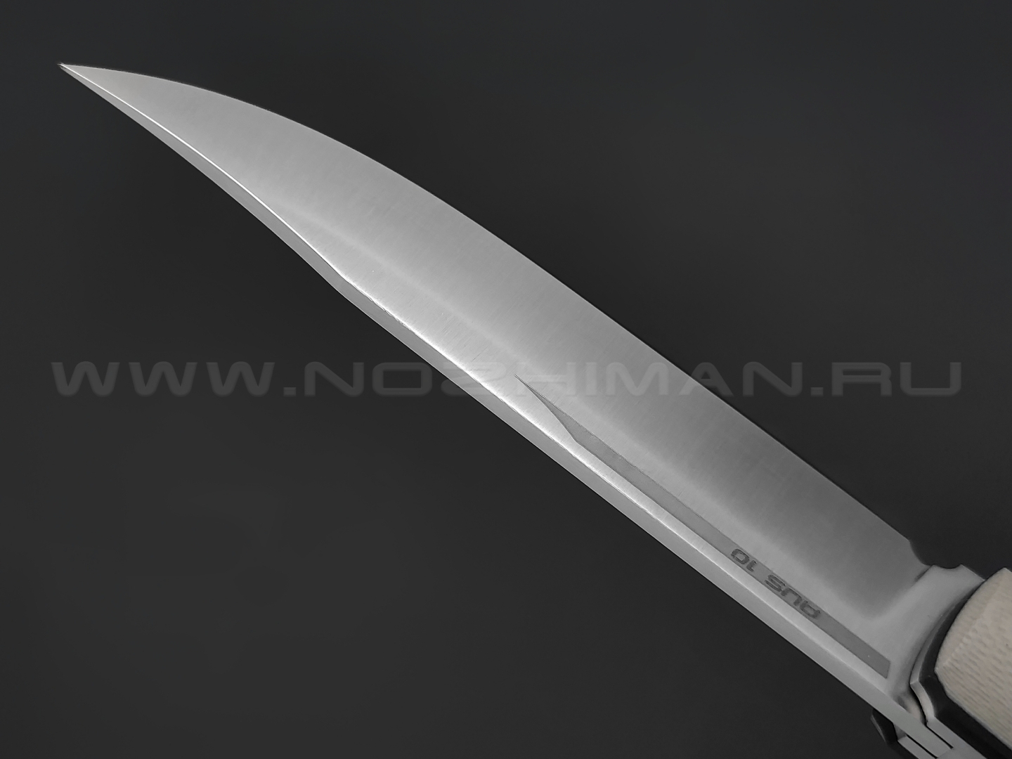 Северная корона складной нож Fin-track сталь Aus10 satin, рукоять G10 tan