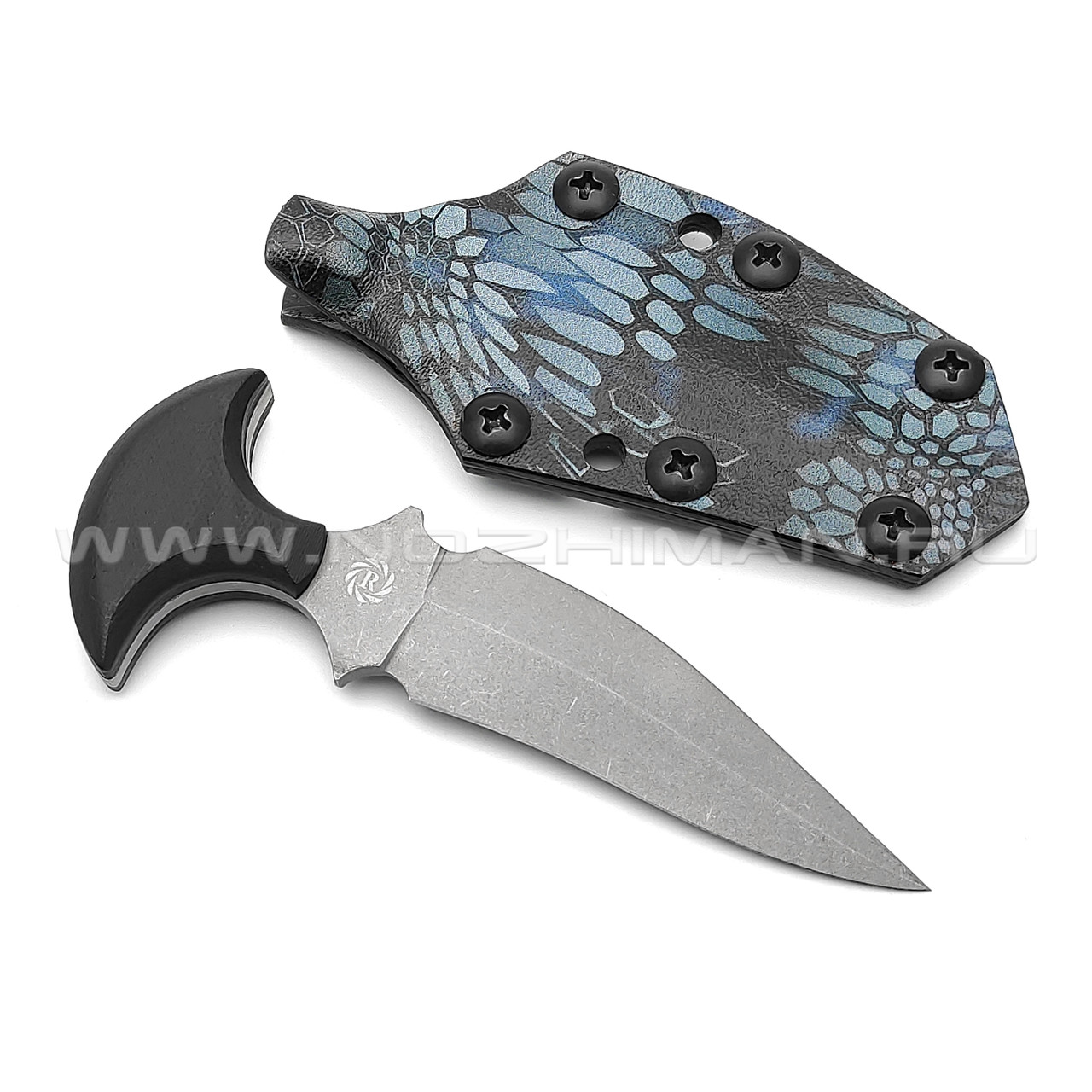 Neyris Knives тычковый нож PushOK сталь Elmax, рукоять G10 black