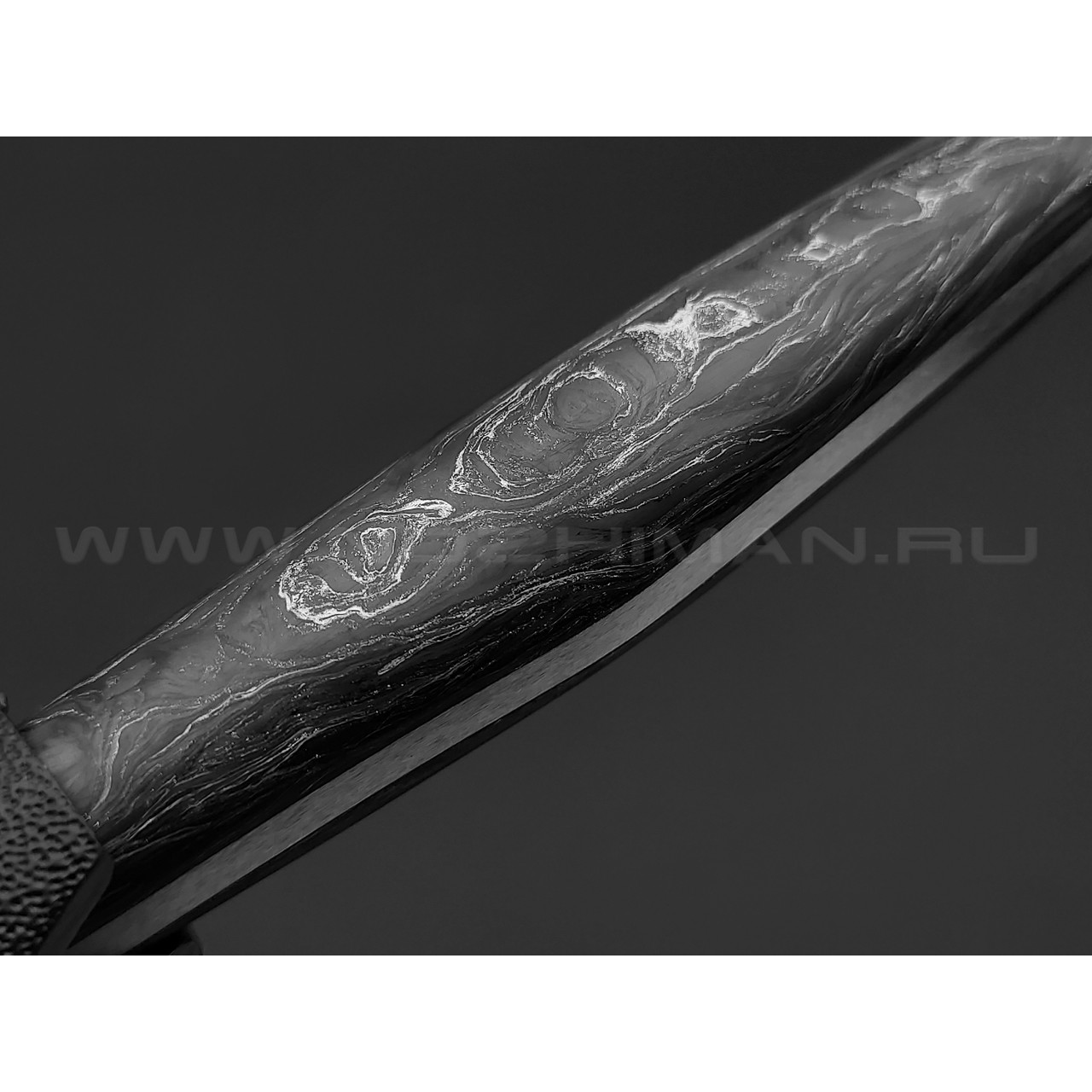 Нейрис нож Теи сталь M390, рукоять Карбон "Тёмная Материя" серебристый