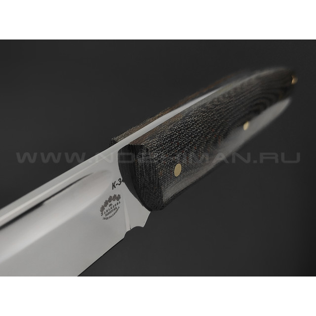 Товарищество Завьялова нож "Нэрка" сталь K340, рукоять Микарта