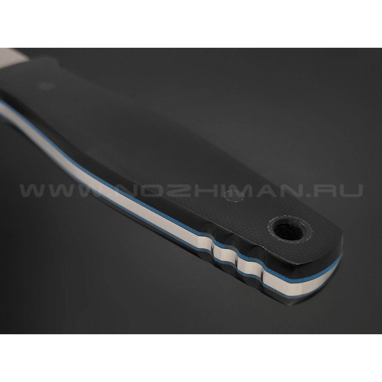 Апус нож Джиггер сталь K110, рукоять G10 чёрный
