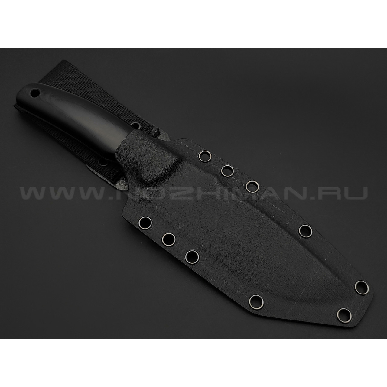 Апус нож Гибрид сталь K110, рукоять G10 чёрный