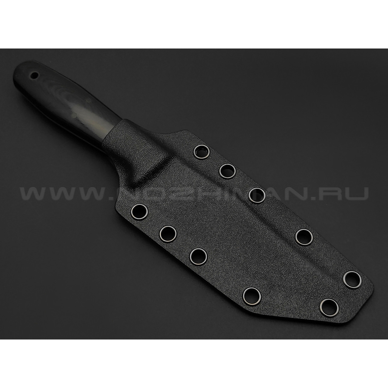 Апус нож Зубочистка 2.2 сталь N690, рукоять черная микарта
