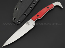 Apus Knives нож Trigger сталь N690, рукоять G10 red
