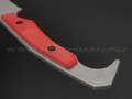 Apus Knives нож Trigger сталь N690, рукоять G10 red