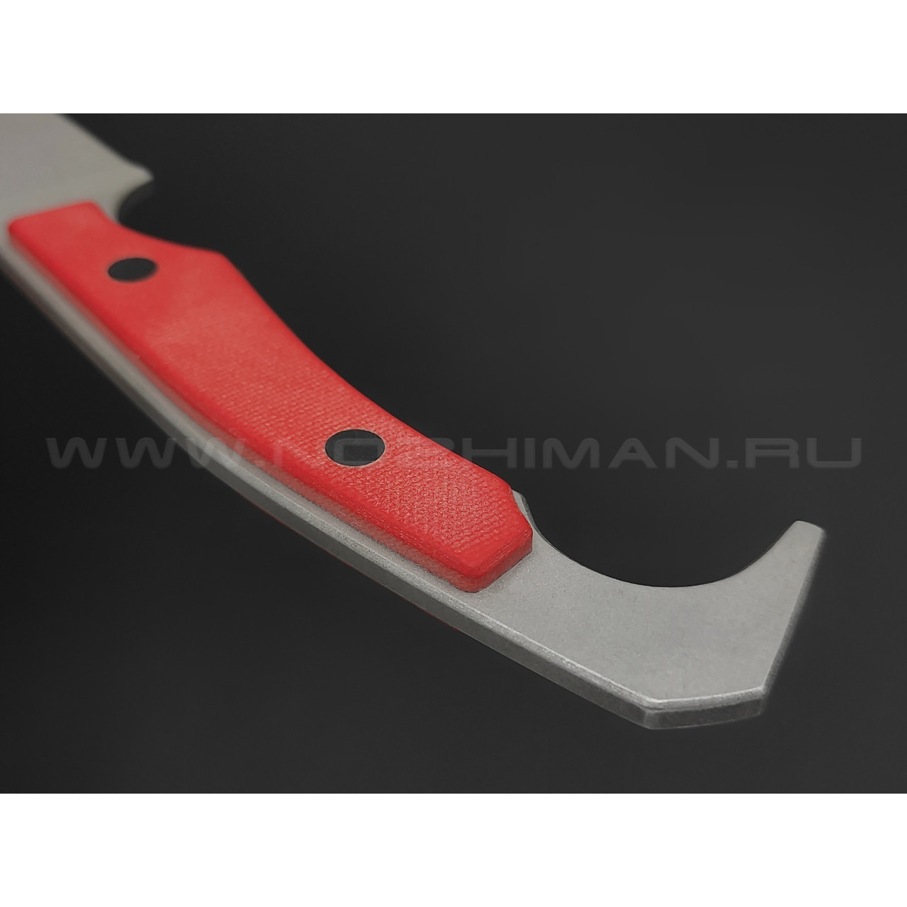 Апус нож Триггер сталь N690, рукоять G10 красный