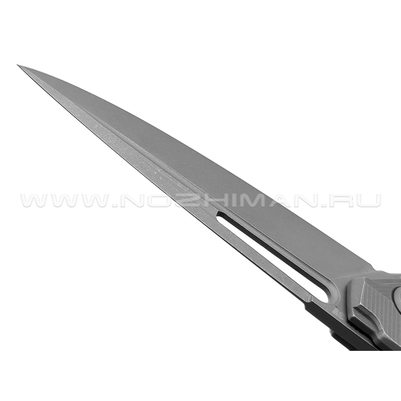 Нейрис складной нож Синтет сталь CPM 3V, рукоять Титан, Карбон "Тёмная материя - серебро"