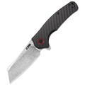 Нож CJRB Crag J1904D-CF сталь Damascus, рукоять Carbon fiber Нож CJRB Crag J1904D-CF сталь Damascus, рукоять Carbon fiber