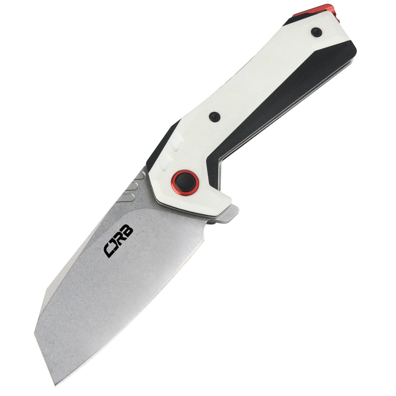 Нож CJRB Tigris J1919-WH сталь AR-RPM9, рукоять G10 black & white