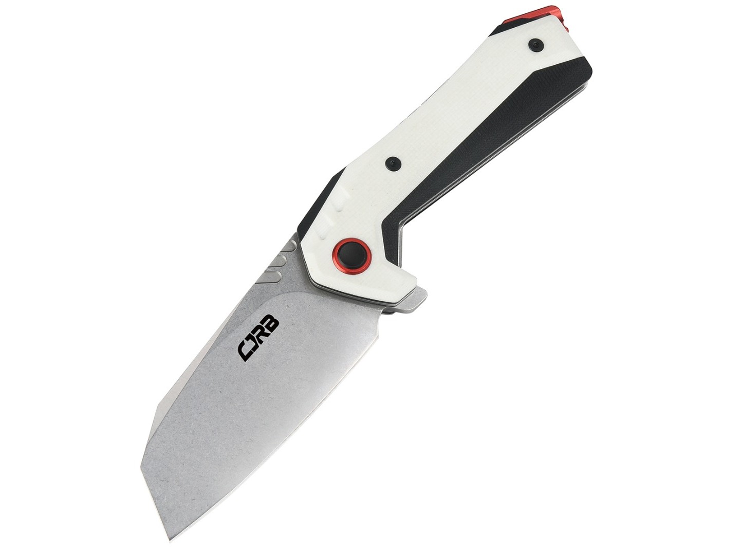 Нож CJRB Tigris J1919-WH сталь AR-RPM9, рукоять G10 black & white