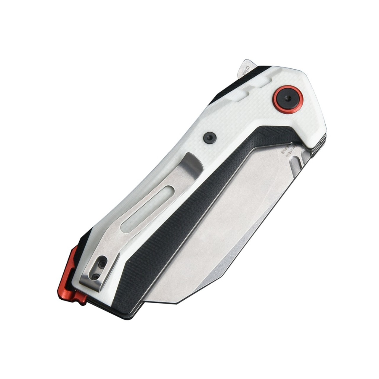 Нож CJRB Tigris J1919-WH сталь AR-RPM9, рукоять G10 black & white