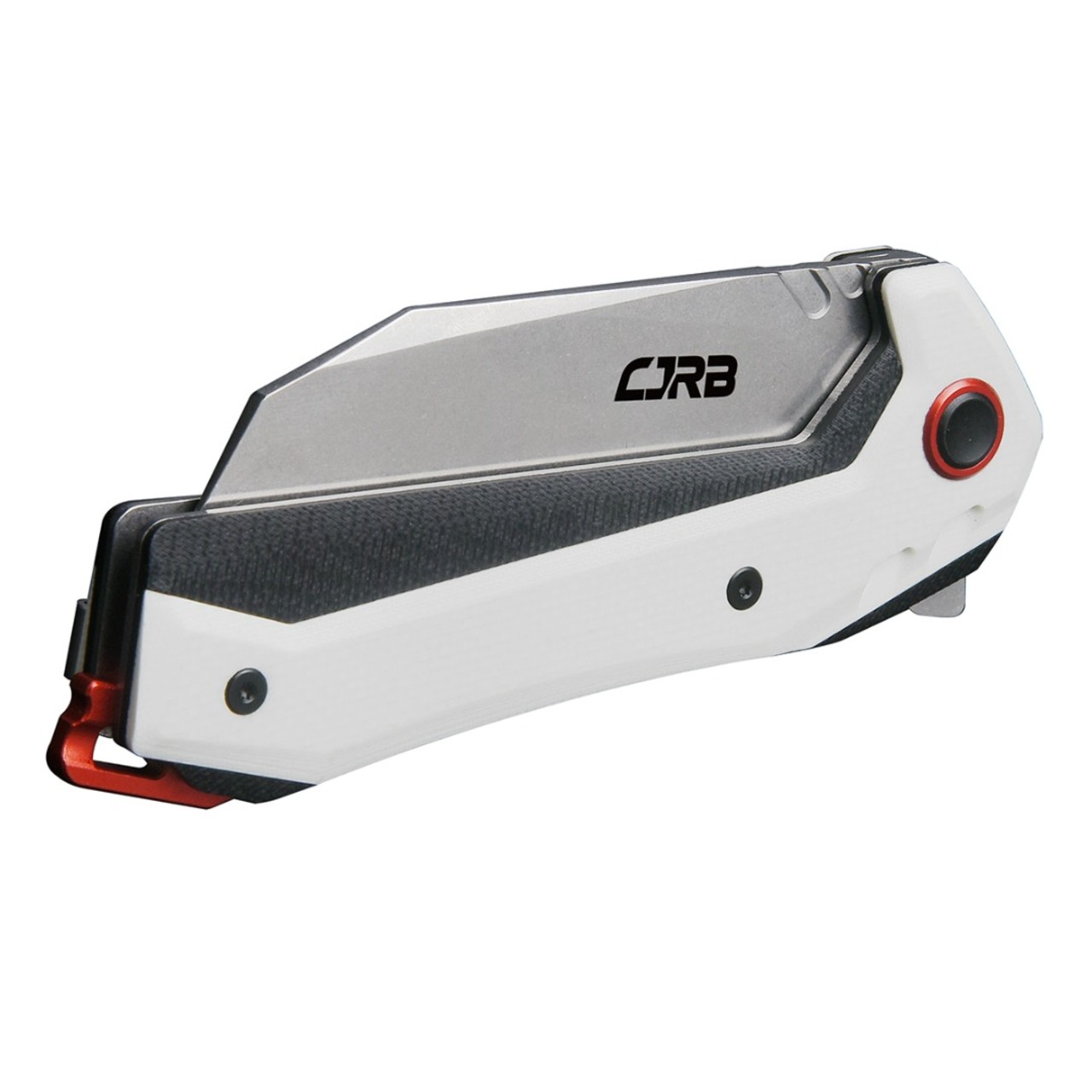Нож CJRB Tigris J1919-WH сталь AR-RPM9, рукоять G10 black & white