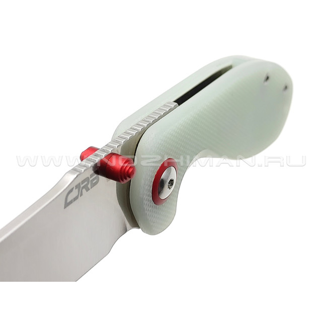 Нож CJRB Maileah J1918-NTG сталь AR-RPM9, рукоять G10 jade