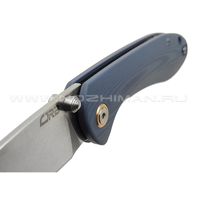 Нож CJRB Feldspar J1912-GYC сталь D2, рукоять G10 navy
