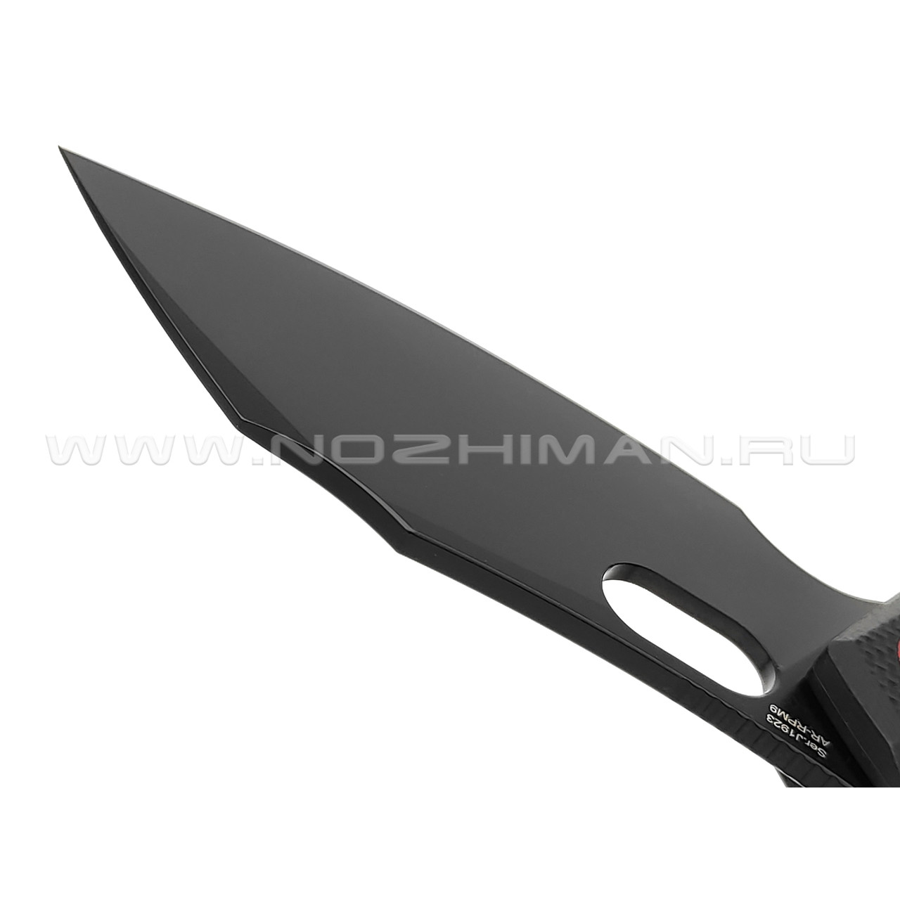CJRB складной нож Caldera J1923-BBU сталь AR-RPM9 чёрный PVD, рукоять G10 чёрно-серый