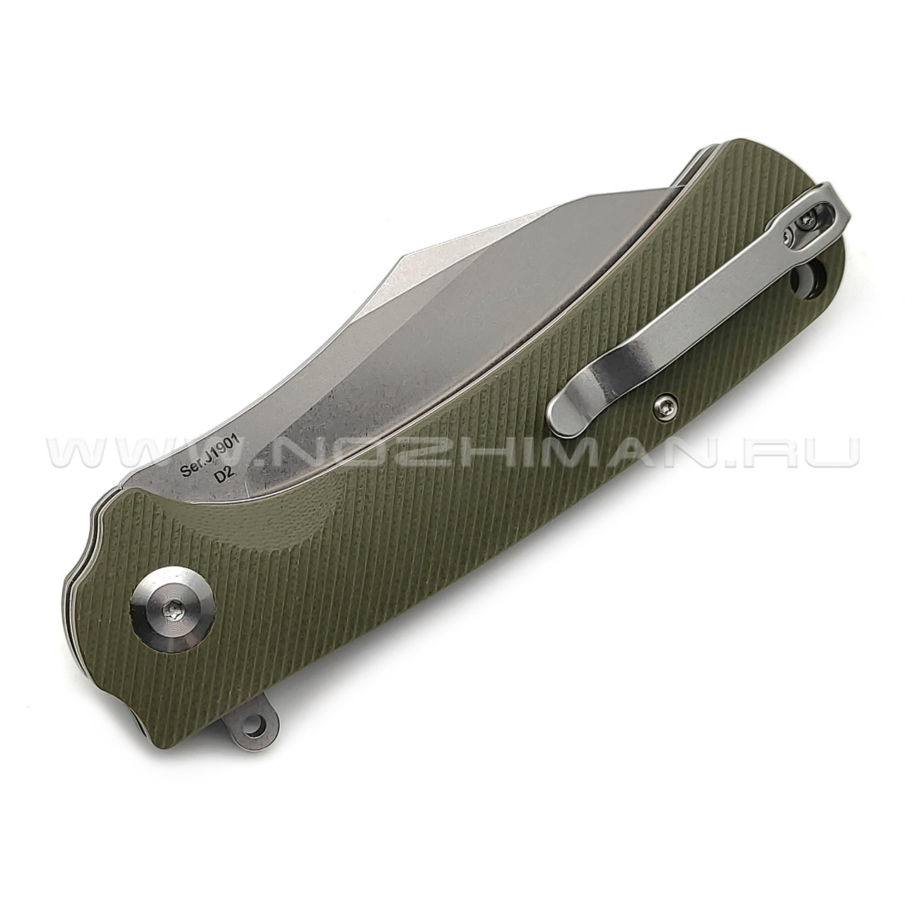 Нож CJRB Talla J1901-GNC сталь D2, рукоять G10 OD green