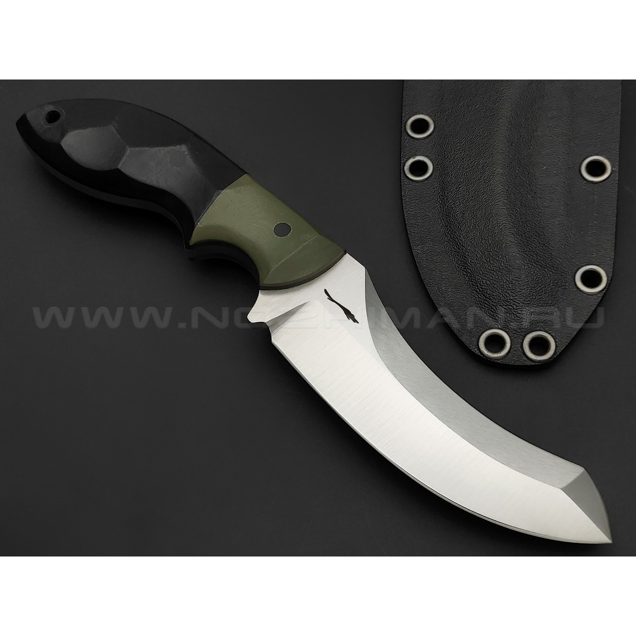 Волчий Век нож Кондрат 10 сталь 95Х18 WA сатин, G10 black & green