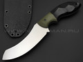 Волчий Век нож Кондрат 10 сталь 95Х18 WA сатин, G10 black & green