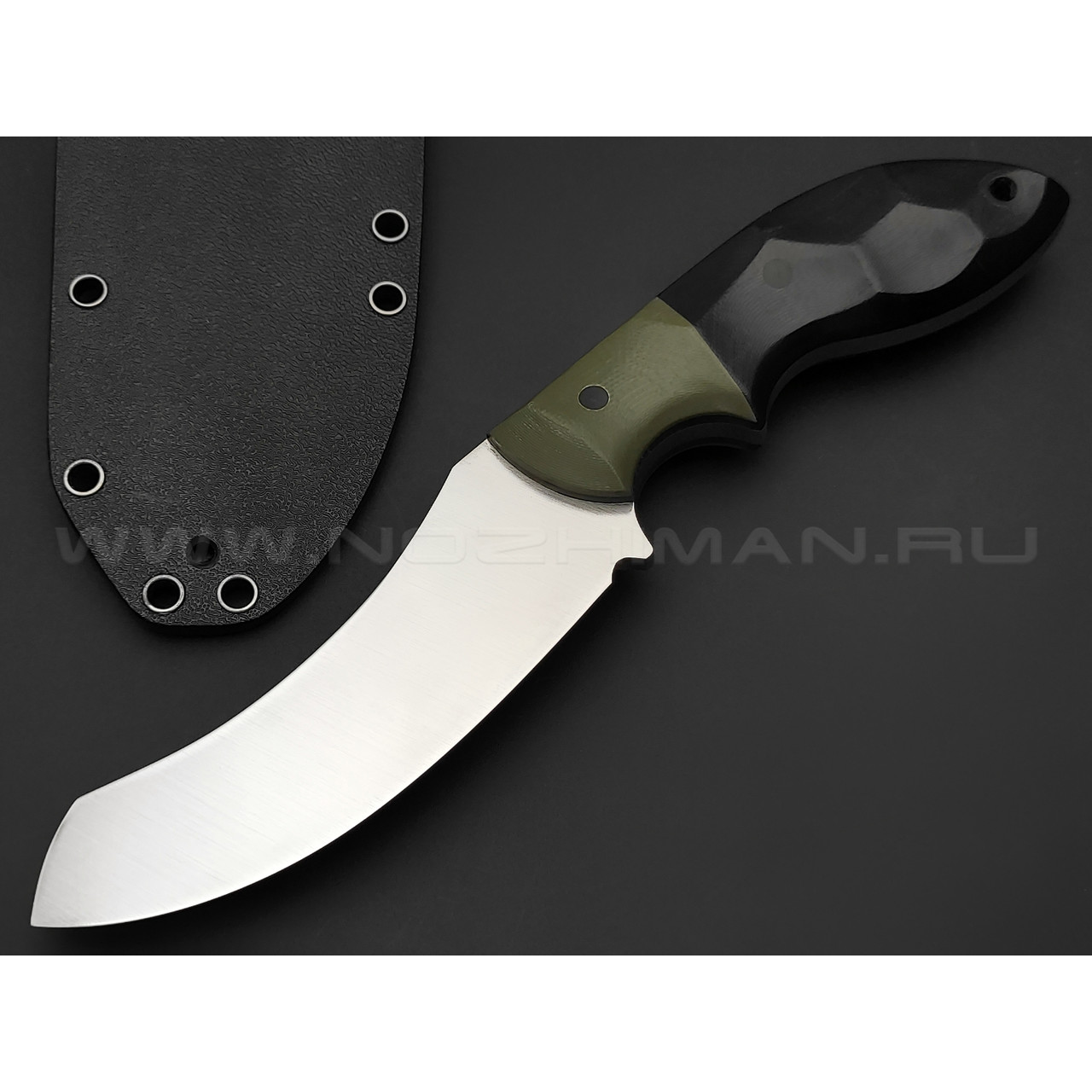 Волчий Век нож Кондрат 10 сталь 95Х18 WA сатин, G10 black & green