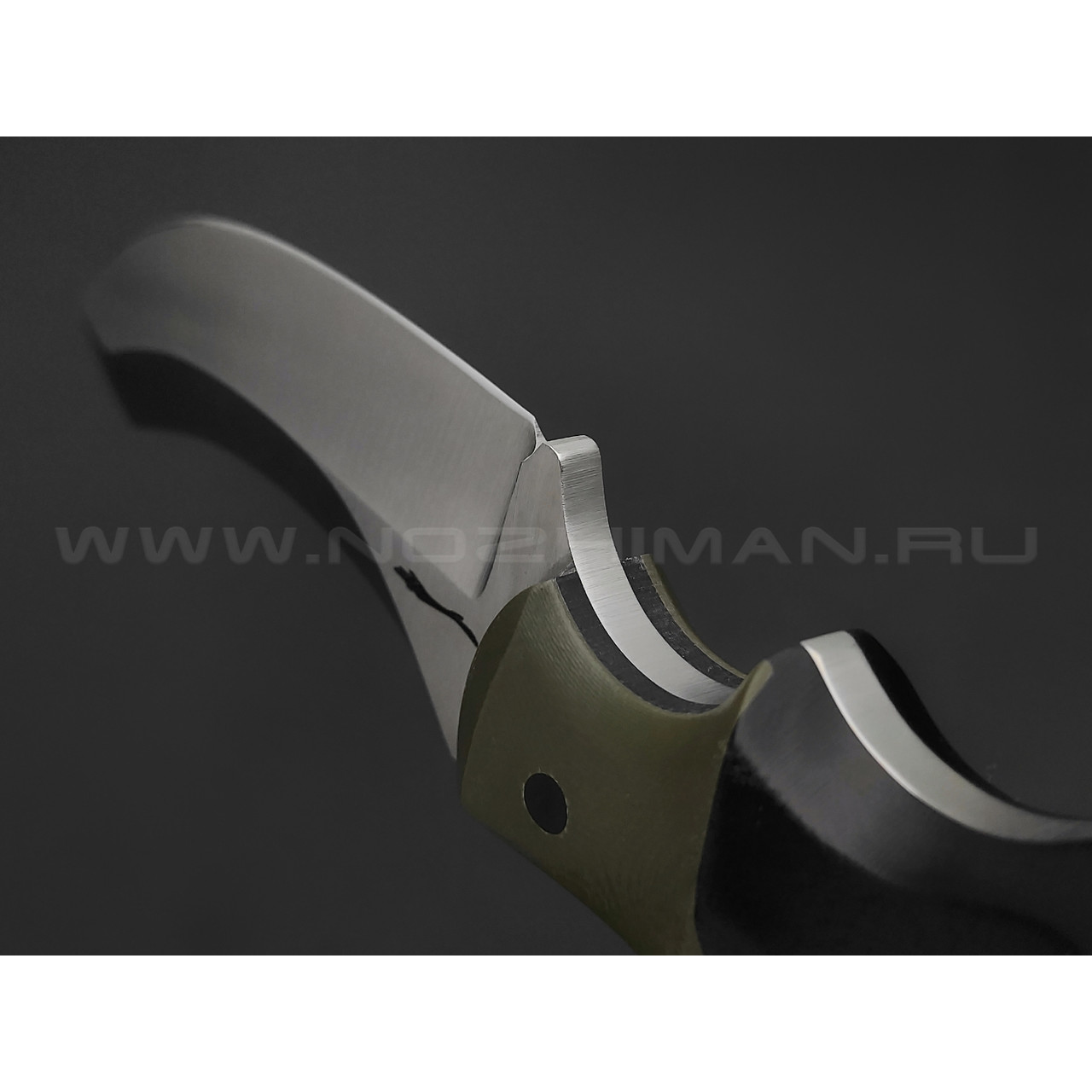 Волчий Век нож Кондрат 10 сталь 95Х18 WA сатин, G10 black & green