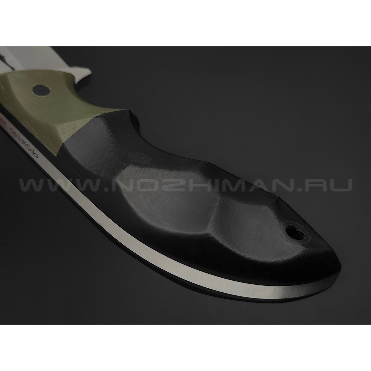 Волчий Век нож Кондрат 10 сталь 95Х18 WA сатин, G10 black & green