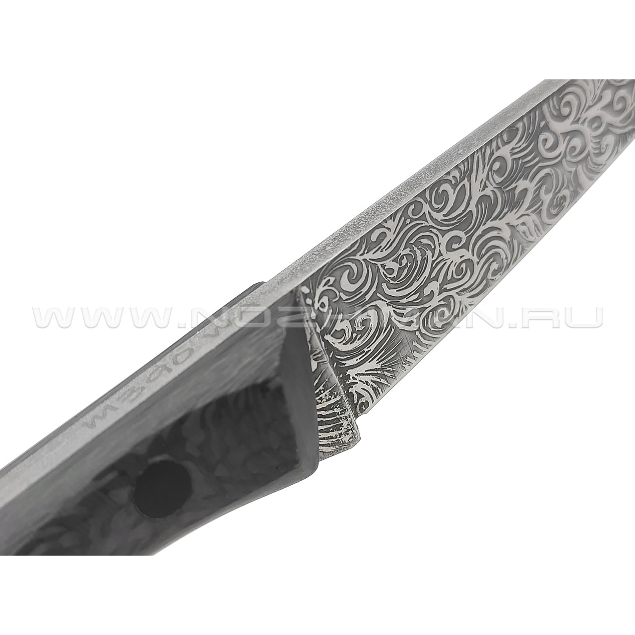 Волчий Век нож "Сечень Custom" сталь M390 WA, рукоять Carbon fiber